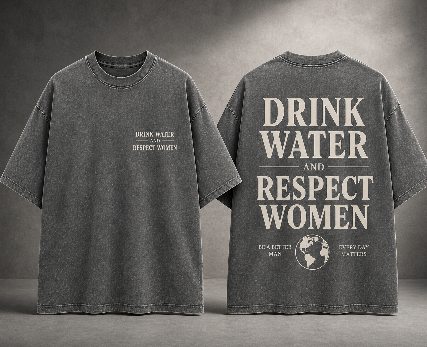 Drink Water & Respect Women Tee